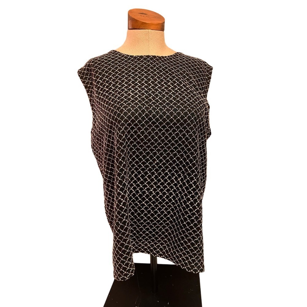 Noreen Phillips Couturiere‎ International Size L(?) Womens Black White Pattern